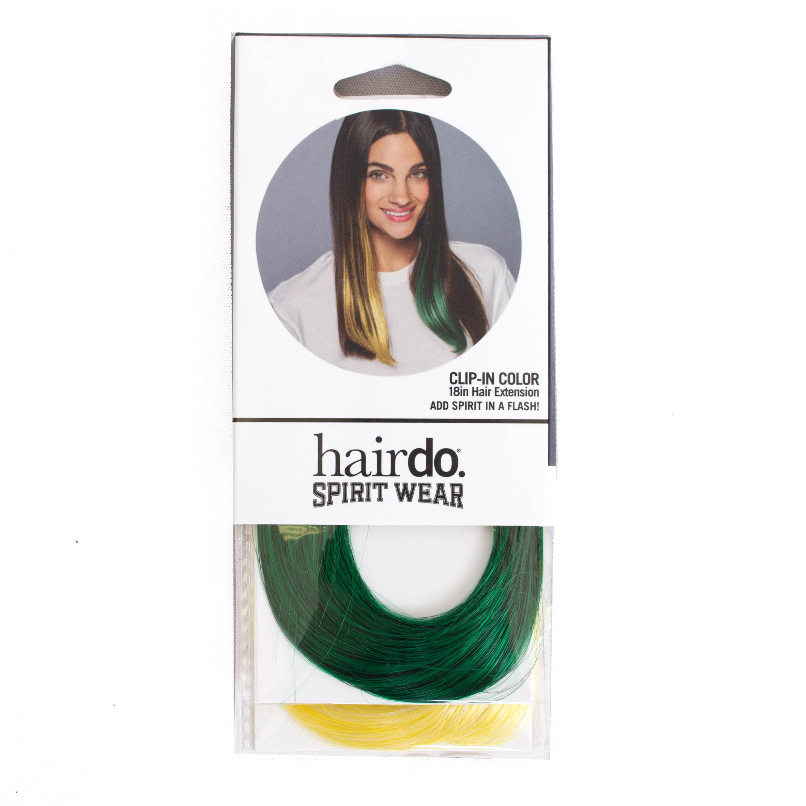 Ducks Spirit, Green, Hair Care, Accessories, Women, 18", HairUWear, Clip-in-Color, Hair Extension, 905432